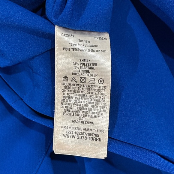 Ted Baker London Torrii Halter Neck Scallop Tunic Dress - Picture 11 of 14